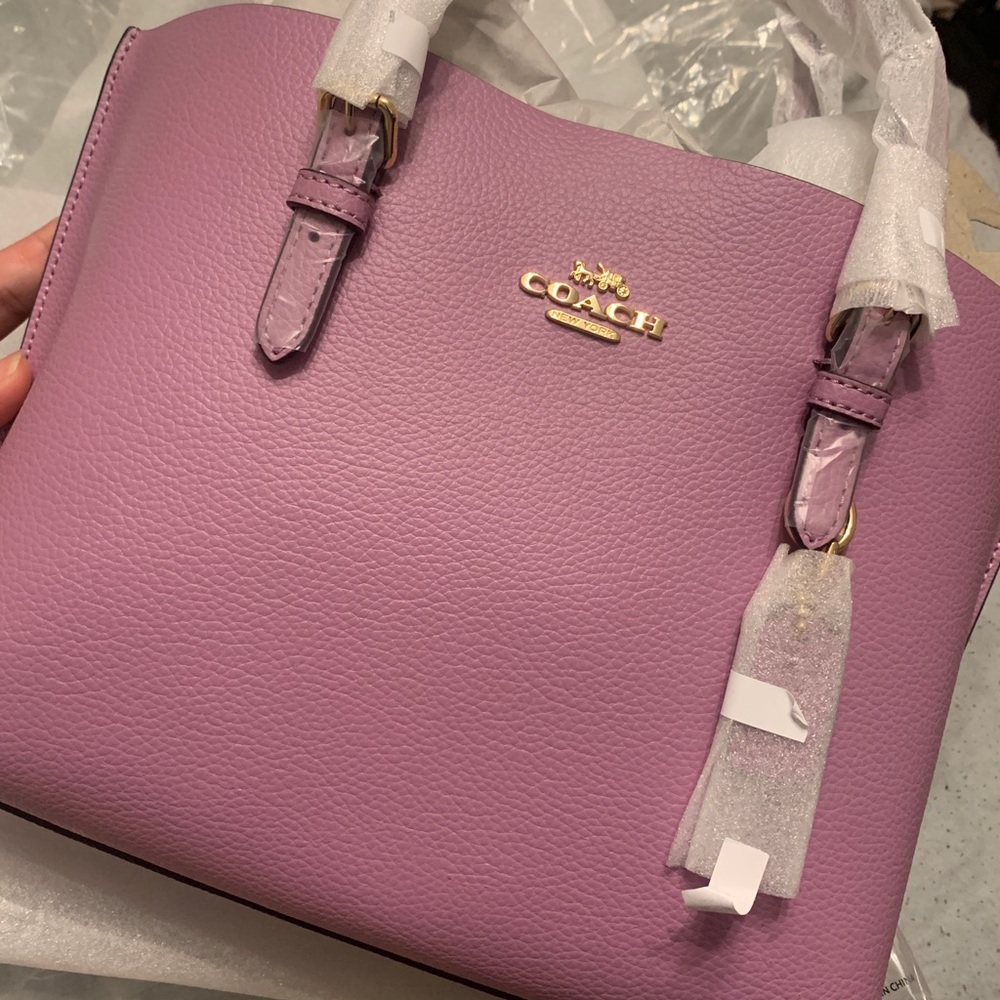 Orchid coach mollie tote/ New